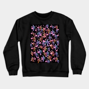 TROPICAL Palm Trees Crewneck Sweatshirt